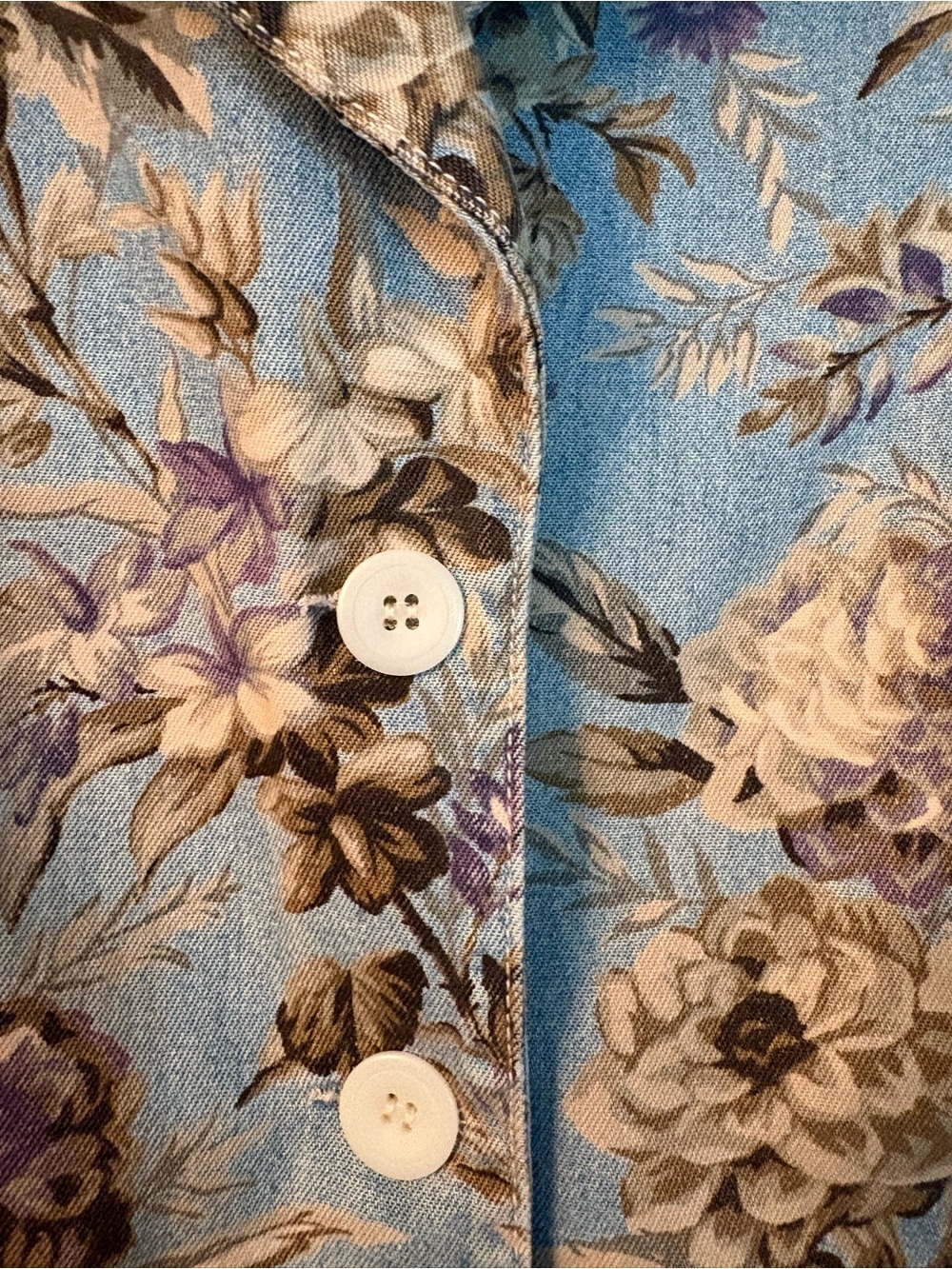 FDJ Denim Floral Tailored Jean Jacket - Picture 5 of 8